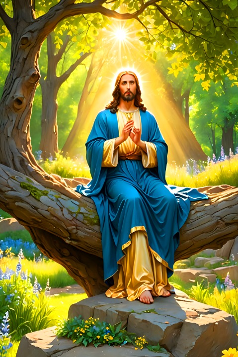 BRUSH ESTAMPADO SEMANA SANTA IMAGEN 75X50cm