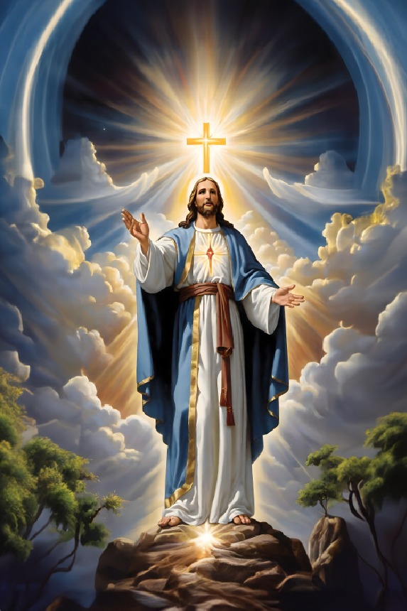 BRUSH ESTAMPADO SEMANA SANTA IMAGEN 75X50cm