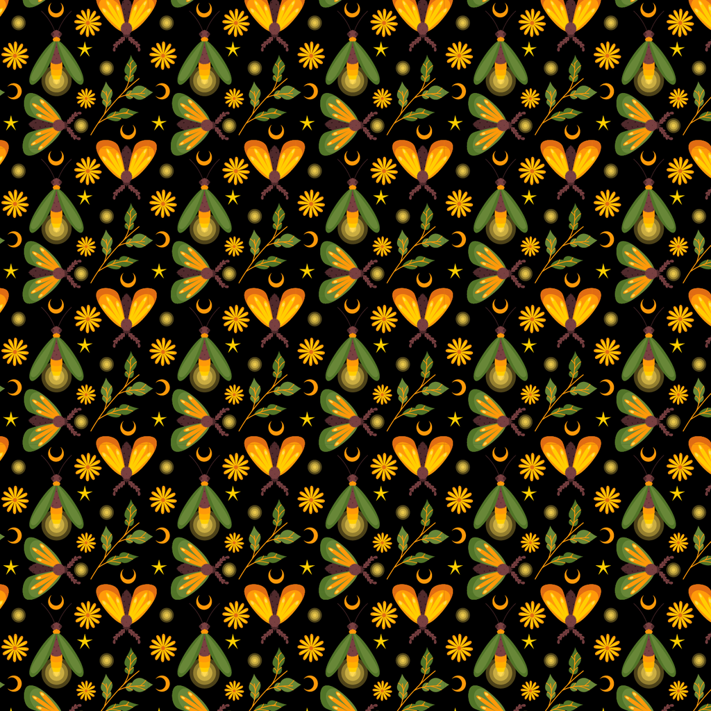 BRUSH ESTAMPADO LUCIERNAGAS