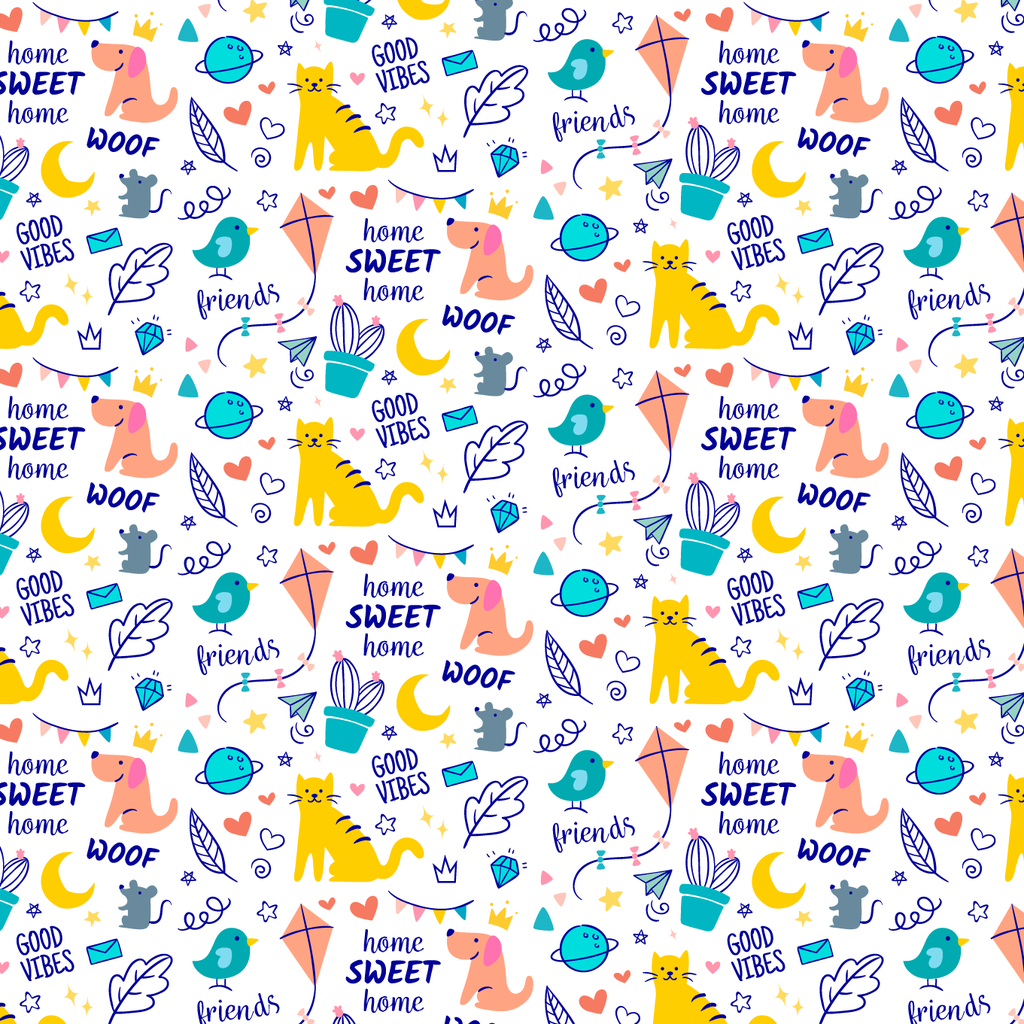 BRUSH ESTAMPADO PERROS Y GATOS ACCESORIOS