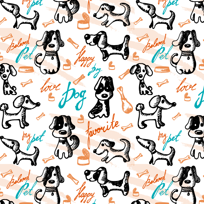 BRUSH ESTAMPADO PERROS Y LATAS