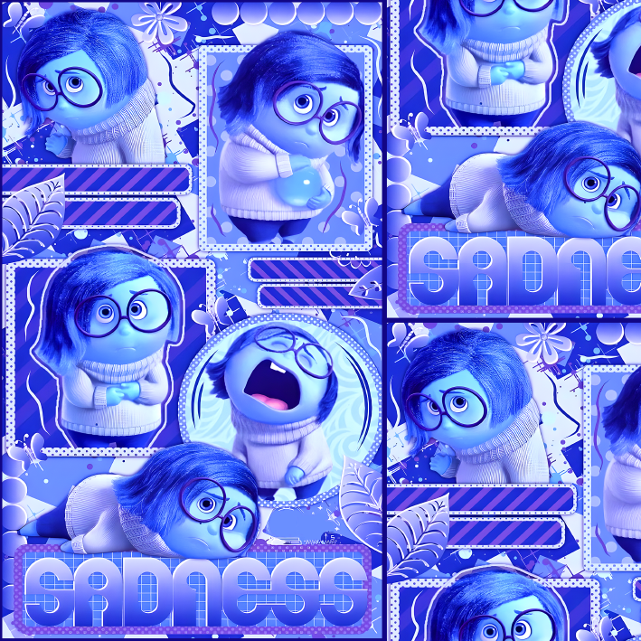 BRUSH ESTAMPADO INTENSAMENTE TRISTEZA 1