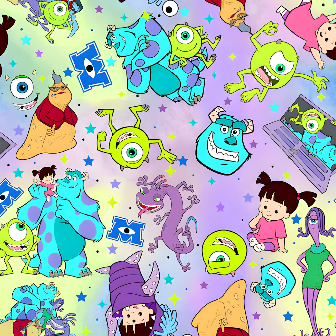 BRUSH ESTAMPADO MONSTER INC