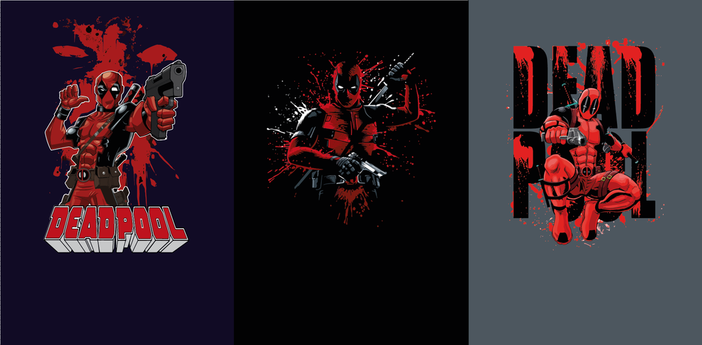 BRUSH ESTAMPADO FRENTES MARVEL DEADPOOL ANIMADO