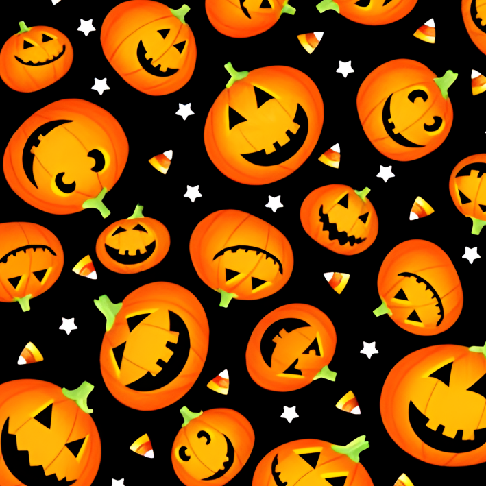 BRUSH ESTAMPADO CALABAZA NARANJA