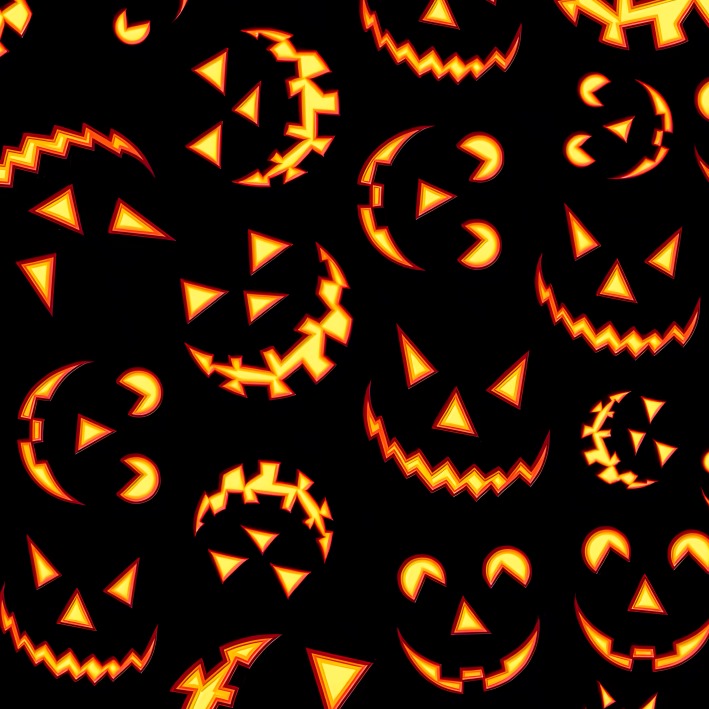 BRUSH ESTAMPADO RASGOS CALABAZA