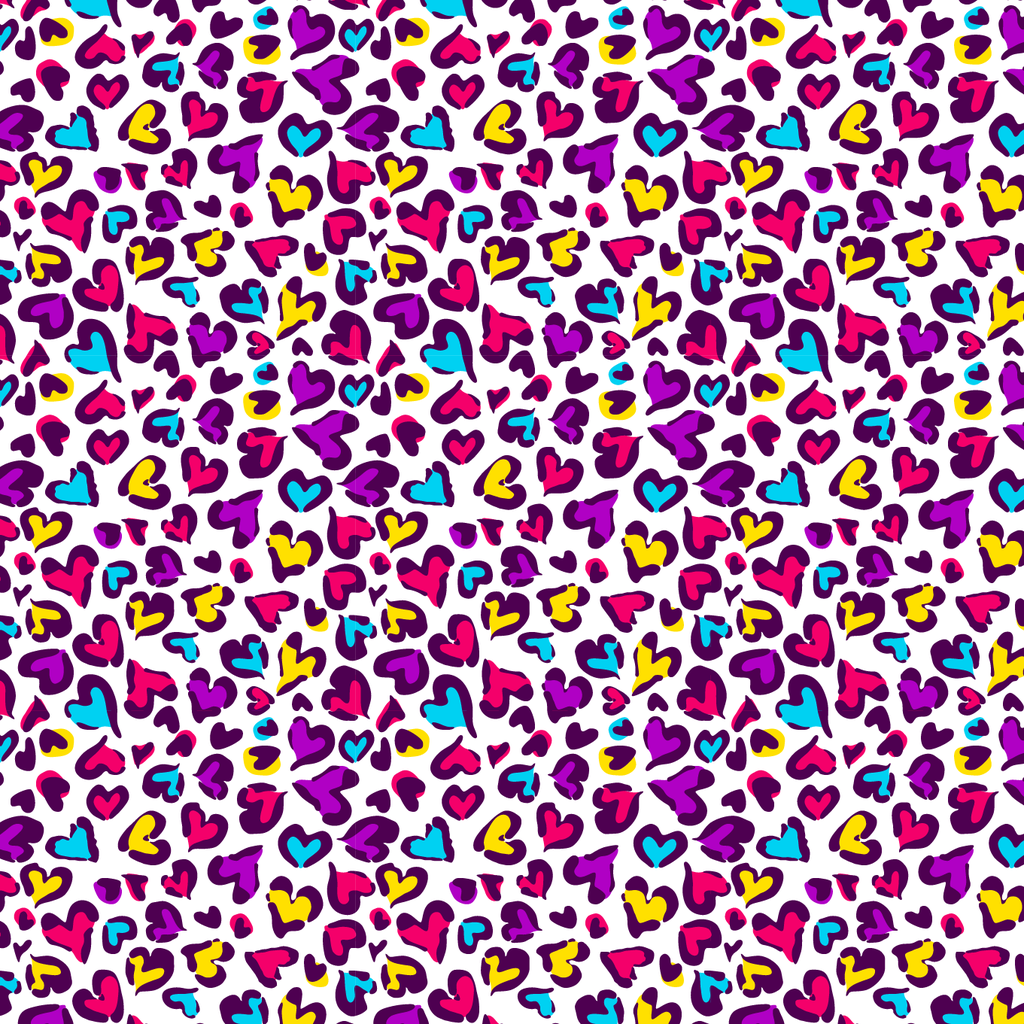 BRUSH ESTAMPADO ABSTRACTO CORAZONES