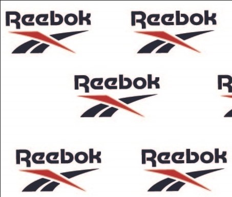 BRUSH ESTAMPADO REEBOK NEGRO & ROJO FONDO BLANCO