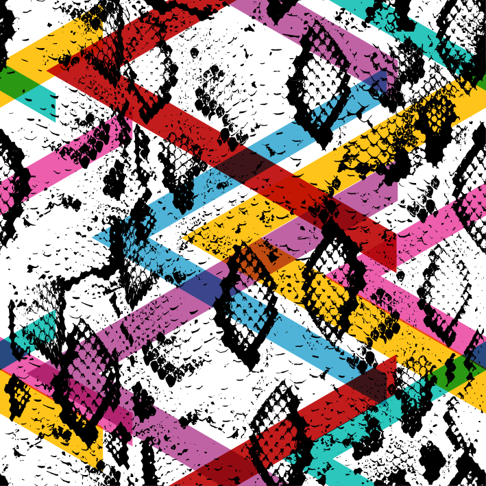 BRUSH ESTAMPADO SERPIENTE RAYAS