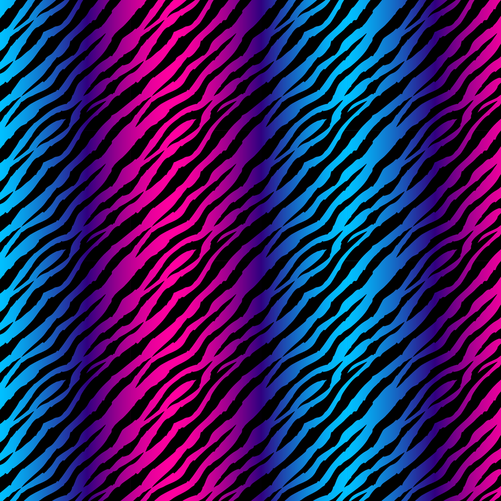 BRUSH ESTAMPADO TIGRE FONDO NEON