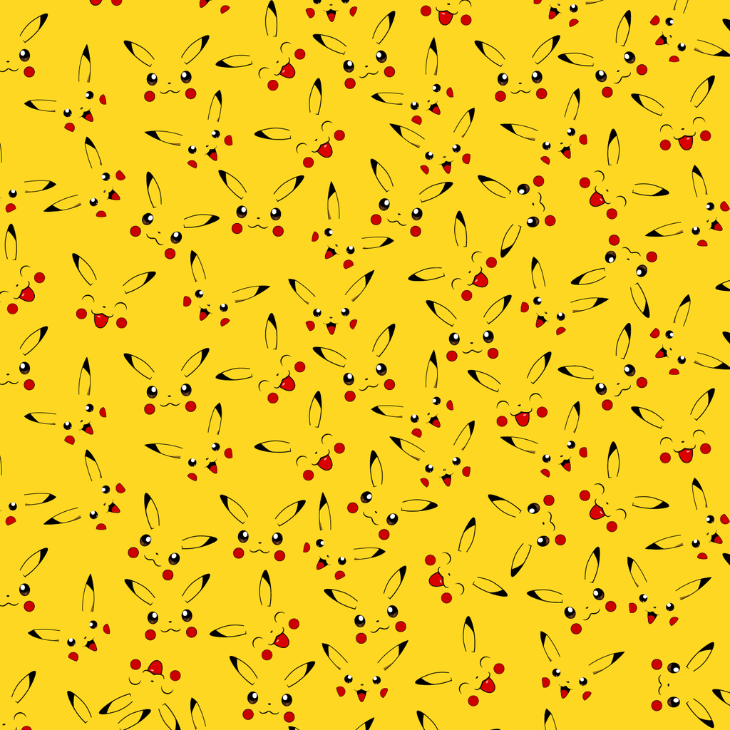 BRUSH ESTAMPADO PIKACHU FONDO AMARILLO