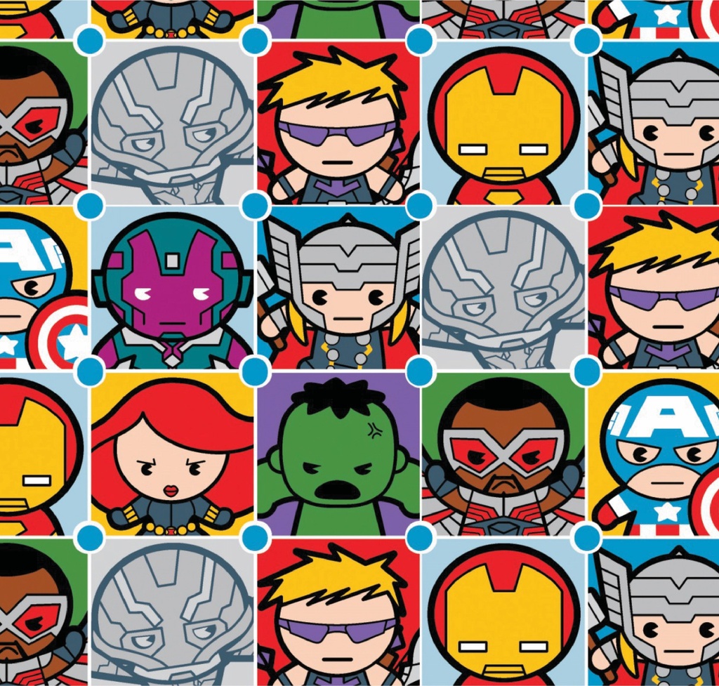 BRUSH ESTAMPADO MARVEL SUPER HEROES