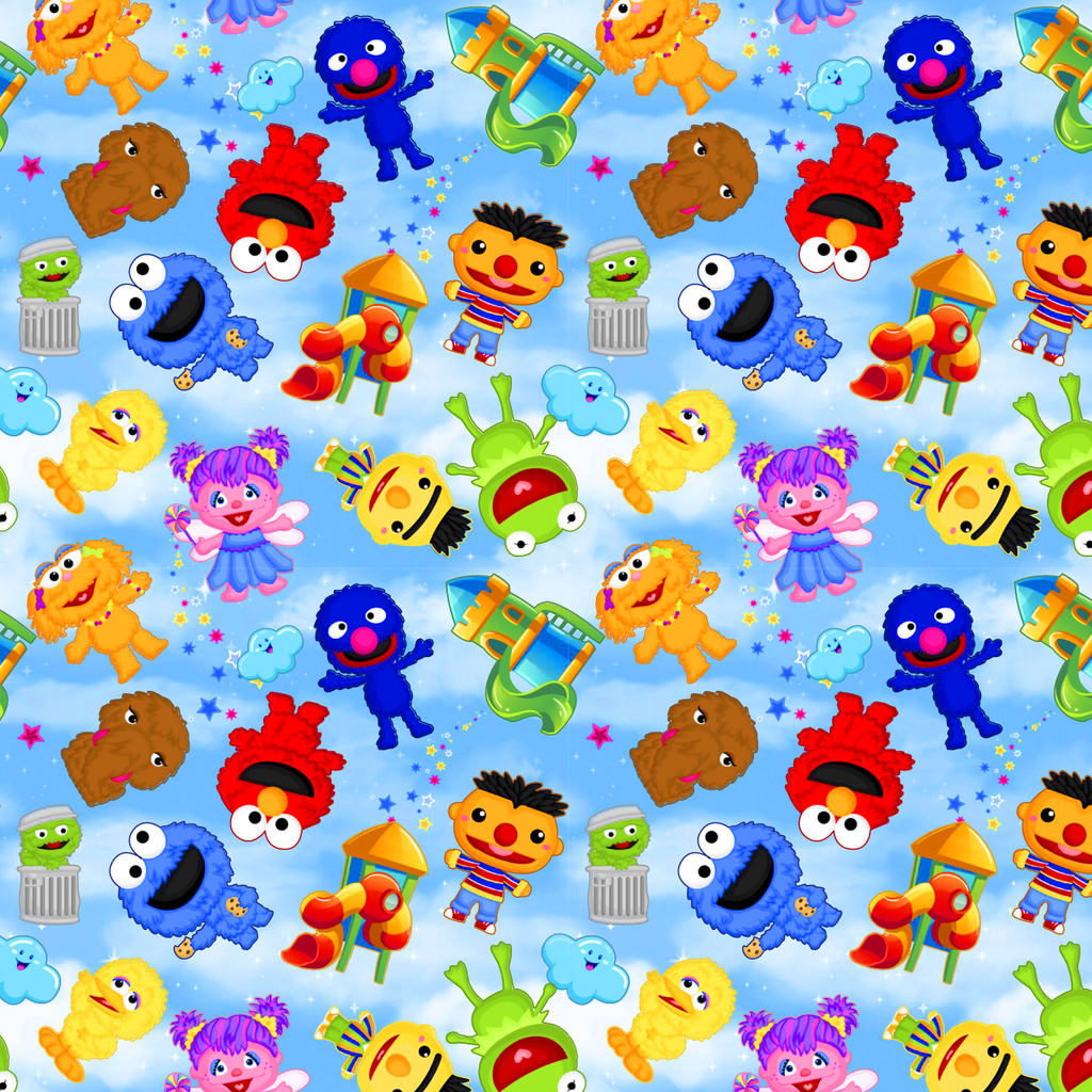 BRUSH ESTAMPADO PLAZA SEMAMO BABIES FONDO NUBES