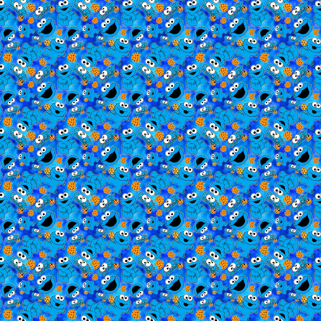 BRUSH ESTAMPADO COMEGALLETAS BEBE FONDO AZUL