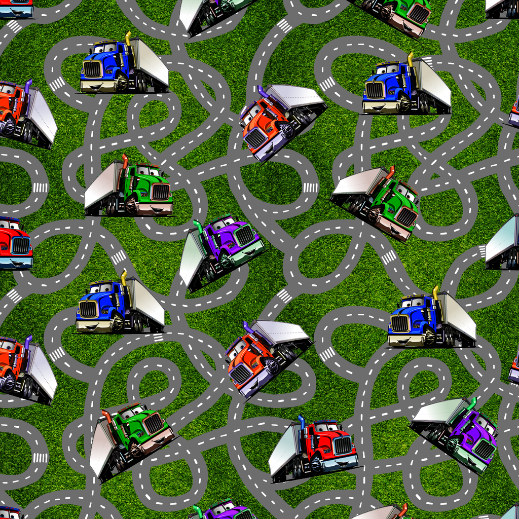 BRUSH ESTAMPADO TRAILERS FONDO CARRETERA