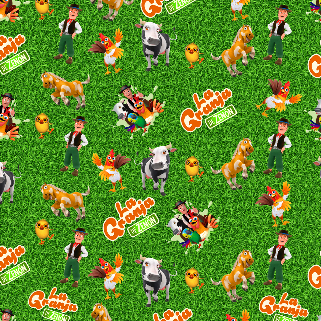 BRUSH ESTAMPADO LA GRANJA DE ZENON