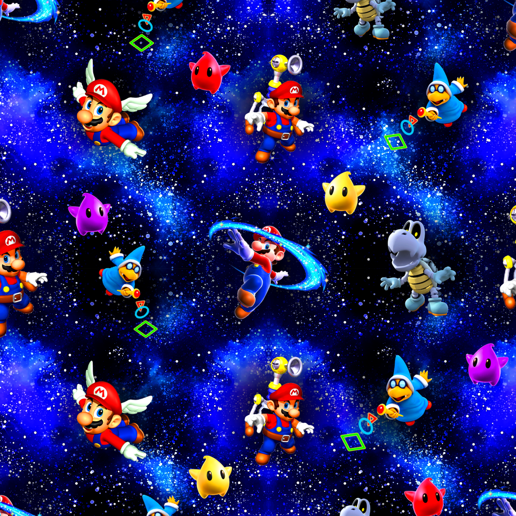 BRUSH ESTAMPADO MARIO BROS GALAXY