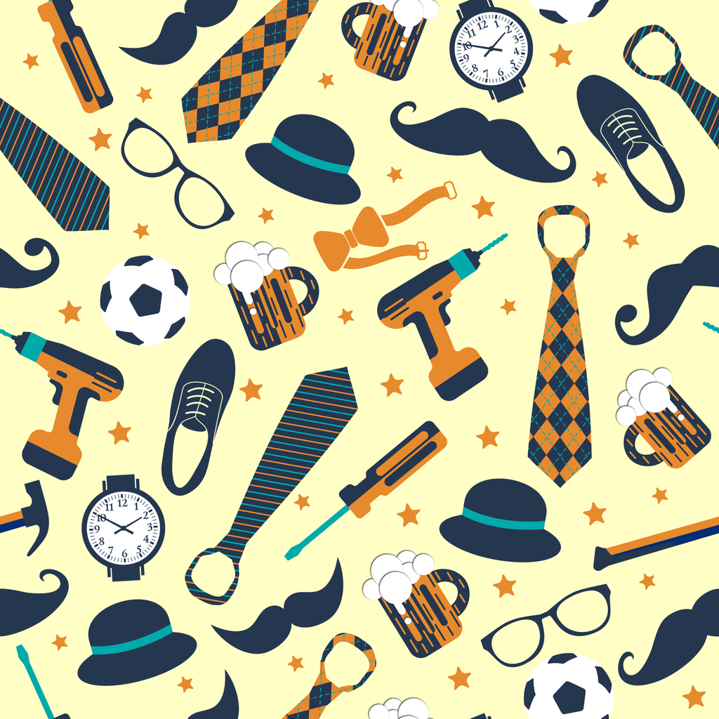 BRUSH ESTAMPADO DIA DEL PADRE ACCESORIOS PARA HOMBRE