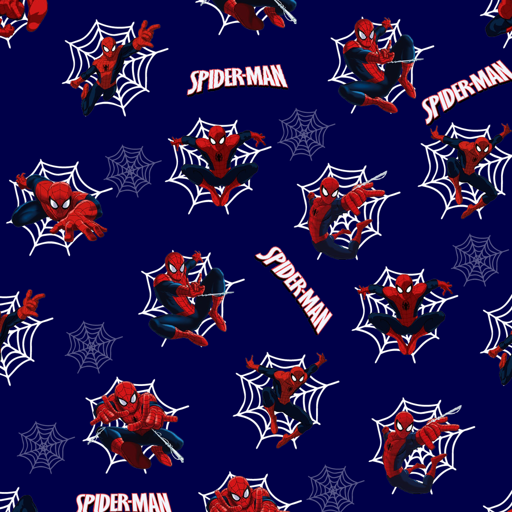 BRUSH ESTAMPADO MARVEL SPIDER-MAN FONDO AZUL