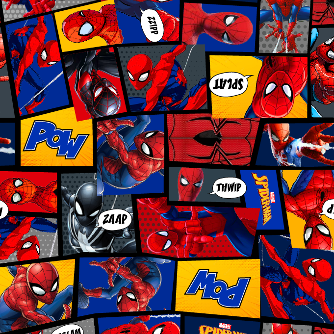 BRUSH ESTAMPADO SPIDER-MAN COLLAGE