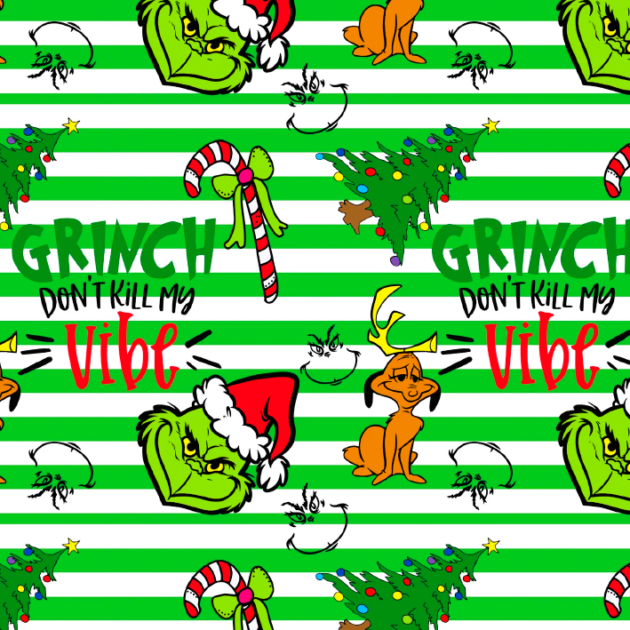 BRUSH ESTAMPADO GRINCH RAYAS
