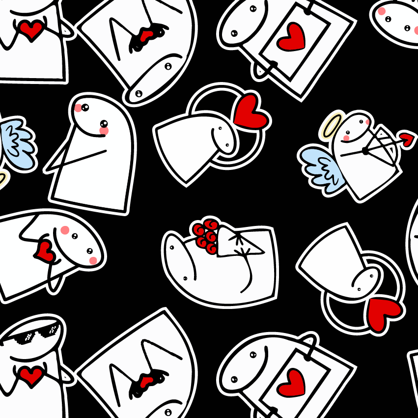 SATIN ESTAMPADO SAN VALENTIN FOLK