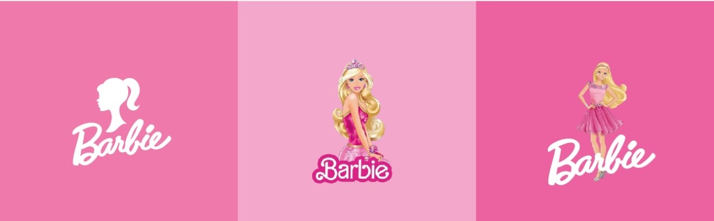 BRUSH ESTAMPADO FRENTES BARBIE
