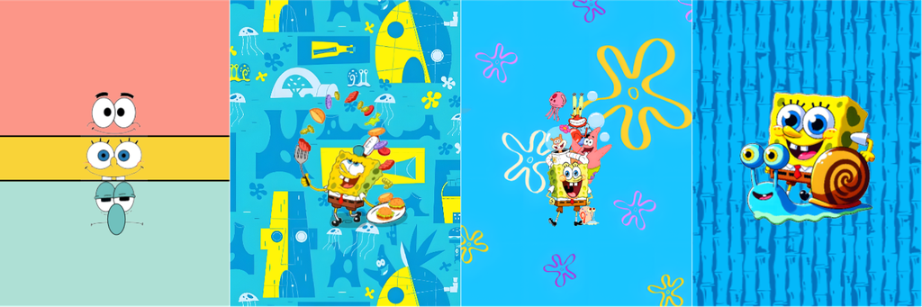 BRUSH ESTAMPADO FRENTES BOB ESPONJA NIÑO