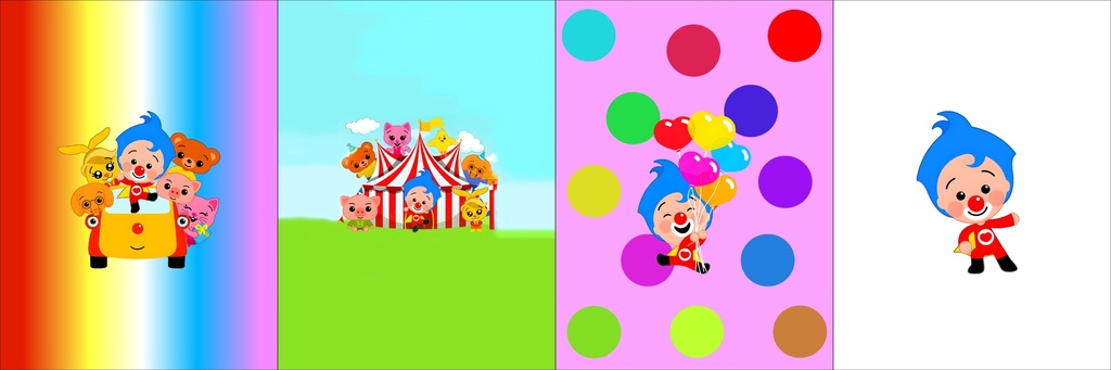 BRUSH ESTAMPADO FRENTES PLIM PLIM NIÑO