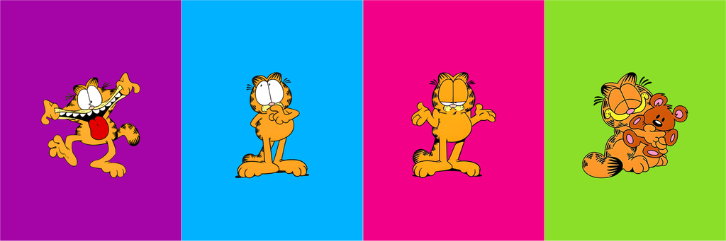 BRUSH ESTAMPADO FRENTES GARFIELD NIÑO