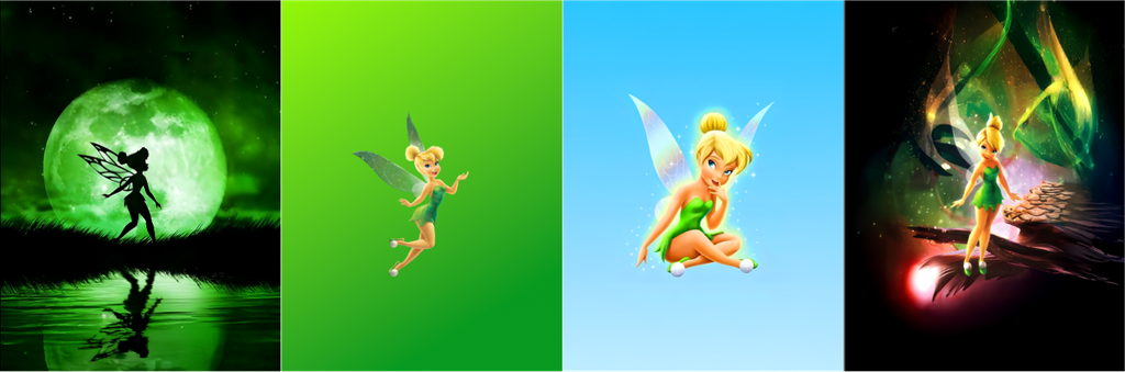 BRUSH ESTAMPADO FRENTES TINKERBELL NIÑA