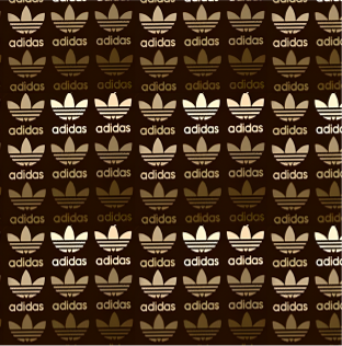 BRUSH ESTAMPADO ADIDAS FONDO CAFE