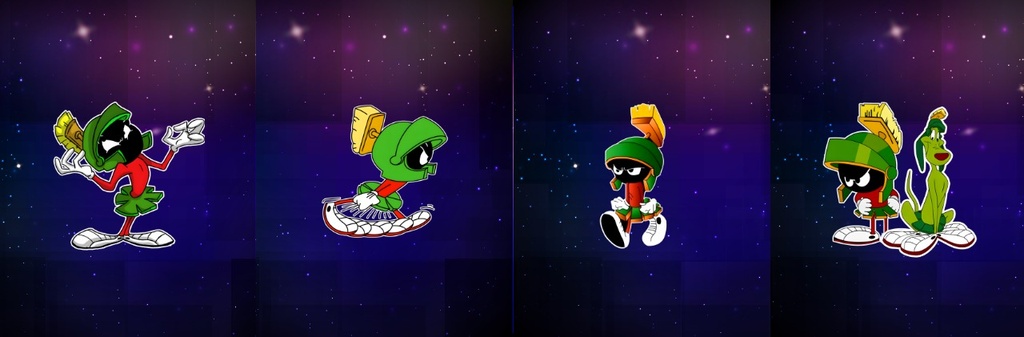 BRUSH ESTAMPADO FRENTES MARVIN EL MARCIANO NIÑO