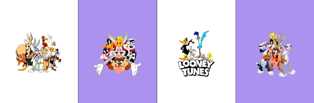 BRUSH ESTAMPADO FRENTES LOONEY TUNES NIÑO