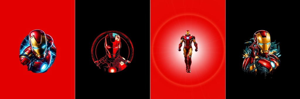 BRUSH ESTAMPADO FRENTES IRON MAN NIÑO