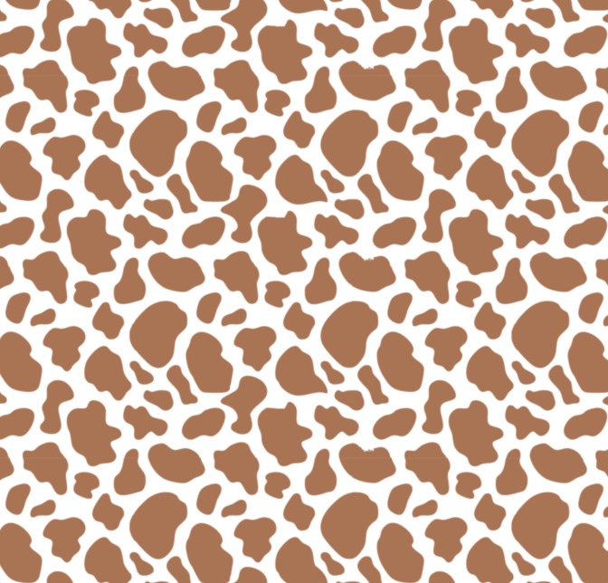 BRUSH ESTAMPADO VACA CAFÉ PEQUEÑA