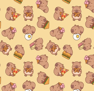 BRUSH ESTAMPADO CAPIBARA COMELON