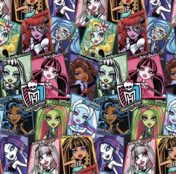 BRUSH ESTAMPADO MONSTER HIGH