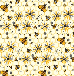 BRUSH ESTAMPADO ABEJA NIDO