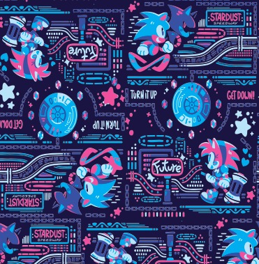 BRUSH ESTAMPADO SONIC Y AMY