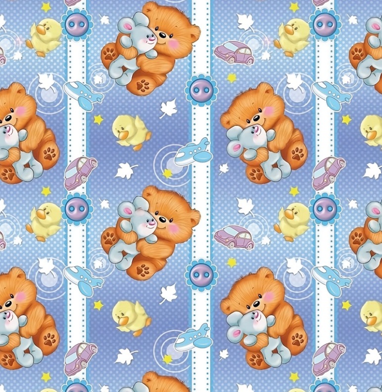 BRUSH ESTAMPADO OSITO BEBE