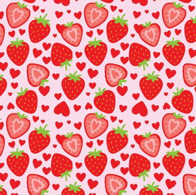 BRUSH ESTAMPADO FRESAS