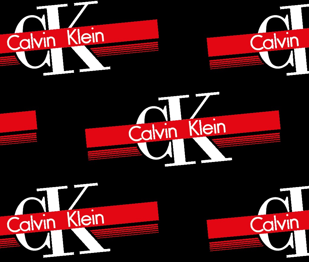 BRUSH ESTAMPADO CALVIN KELIN FRANJA ROJA