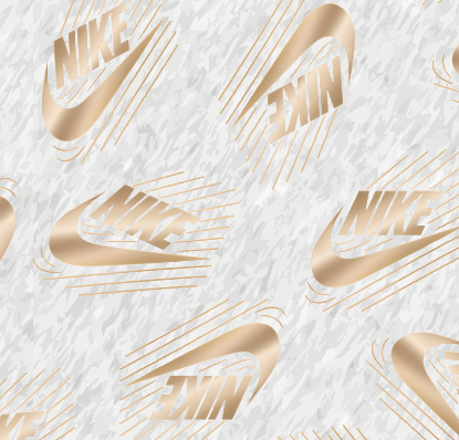 BRUSH ESTAMPADO NIKE DORADO