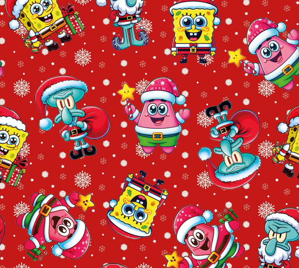 BRUSH ESTAMPADO BOB ESPONJA & AMIGOS