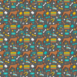 [APE1005] BRUSH ESTAMPADO PERRO