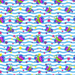 [AMA1001] BRUSH ESTAMPADO MARIPOSA 01