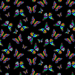 [AMA1010] BRUSH ESTAMPADO MARIPOSA 10