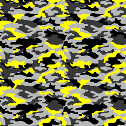 [CAM1000] BRUSH ESTAMPADO CAMUFLAJE AMARILLO & GRISES