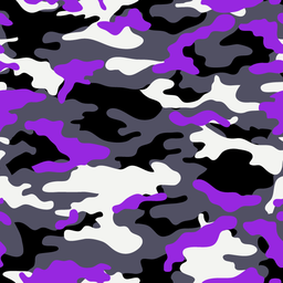 [CAM1004] BRUSH ESTAMPADO CAMUFLAJE MORADO